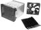 SHINEOFI 1 Set Hard Disk Cage with Fan Multi Mechanical Hard Drive Rack Durable for Desktop Use Optimal Heat Dissipation Design