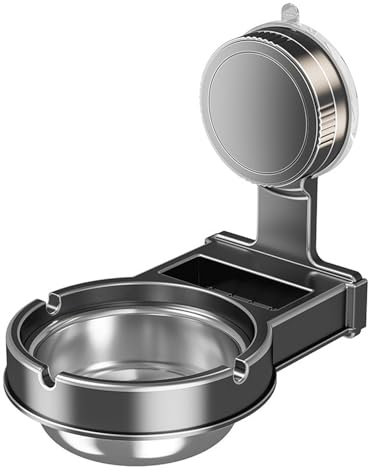 Facile installazione Disegni Bagno Posacenere Antiruggine In Acciaio Al Carbonio Montaggio A Parete Toilet Posacenere Portatile Per Hotel Case Posacenere Da Parete Per Bagno