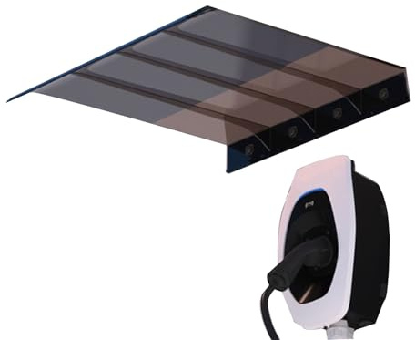 Techo Protector para Estación de Carga de Vehículos Eléctricos de Montaje en Pared，Cubierta Protectora Universal para Cargadores de Vehículos Eléctricos，Impermeable Toldo para Equipos Eléctricos