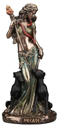 Veronese Design 6 1/8 Inch Hecate Greek Goddess of Magic Cold Cast Resin Bronze Finish Sculpture