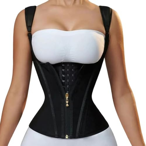 PetPhindU Shoulder Straightener Posture Corrector, Waist Trainer for Women, Tummy Control Sports Girdle Posture Corrector for Men And Women (Black,Small)