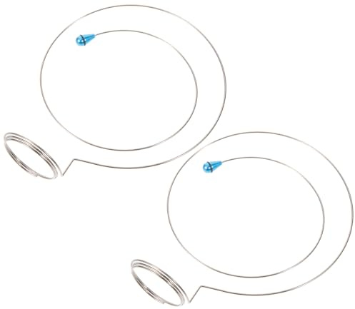 MAGICLULU 2 Stück Einstellbarer Draht lupenhalter aus Stahl Leichter Kopfbügel für Uhrmacherlupe Kompakt und rutschfest für Uhrenreparatur und Brillenwartung Zufällige Farbe