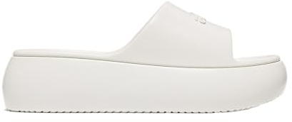 ZZlei2yu-12 Pantofole da Casa Ciabatte da bagno antiscivolo con suola spessa for donna, estive, ad asciugatura rapida, for il tempo libero, for doccia, piscina, palestra(Bianco,Alpha Small)