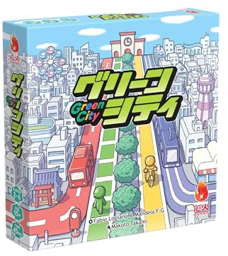 Green City, Strategic City Planning Board Game, Tile Placement and Route Building, Shared Network Transportation, 2-6 Players, 30-45 Min