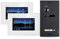 Balter EVO Video Türsprechanlage, Touchscreen, 7 Zoll Monitor, 2-Draht Bus, Türstation für, Familienhaus Türklingel, 150° Weitwinkel-Kamera, Schwarz (2 Monitore, Ohne App)