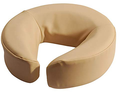Master Massage Cuscino per il viso per lettino da massaggio, in memory foam, beige