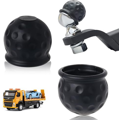 2 Stück Anhängerkupplung Abdeckung,Anhängerkupplung,Kautschukproduktion,Kugelkopf Anhängerkupplung,Hitch,Anhängerkupplung Schutzkappe,Anhängerkupplungsabdeckung für Anhänger Pkw LKW Wohnwagen