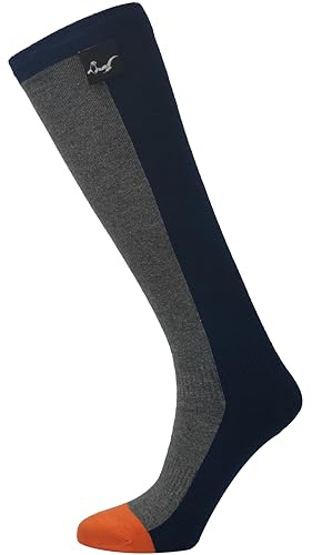 Chaussettes hautes imperméables unisexe outdoor chaussettes imperméables chaussette trail chaussette randonnée homme chaussette (FR/ES, Numérique, 39, 42, Taille normale, Taille Tall, Bleu Marine - L)