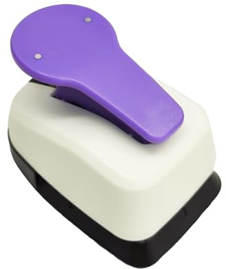 Piccola Foratrice per Etichette - Punzonatrice per Fori con Embossing - Perforatore per Artigianato,Per Biglietti Auguri Ufficio Scuola Planner Segnalibro Buste Gioielli Attivita