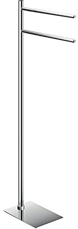 Gedy Trilly portasciugamani da Pavimento, Acciaio Inox, Cromo, 14 x 34 x 83.3 cm