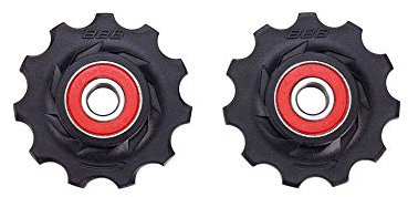 BBB Cycling Fahrrad Rollerboys Umwerfer-Riemenscheiben, Schwarz, 12T