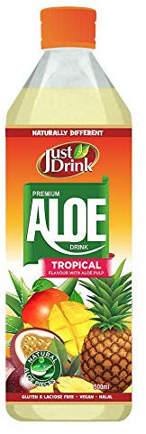 Just Drink Aloe Tropical 500ml (Pack of 12)