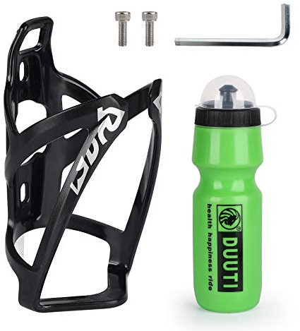 HASAGEI Flaschenhalter Fahrrad Trinkflaschenhalter Leicht Flaschenhalter Stark Wasserflaschenhalter Flasche Getränkehalter Fahrrad MTB Rennrad Fahrrad Topcage mit 700ml BPA-frei Flasche (Grün)