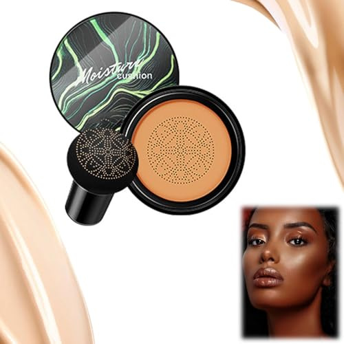 Serenita BB/CC Cream Foundation - Honey and Pine Moisture Cushion for Flawless Makeup, Conceals Wrinkles and Blemishes (06#)