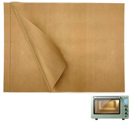 Annlpoy 3PCS Carta da Forno Riutilizzabile Premium 30x40cm per Forno e Grill , Resistenti al Calore fino a 260°C e al Freddo fino a -150°C, per Barbecue e Cucina