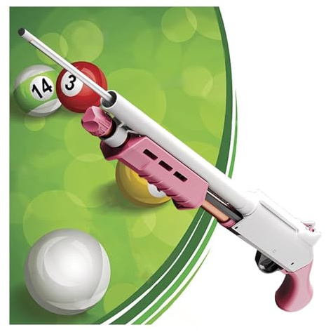 Pool Stick Gun - Stecca da biliardo per impieghi gravosi, per tiri precisi e veloci, adatta agli appassionati di biliardo(A,105 * 16 * 5cm)