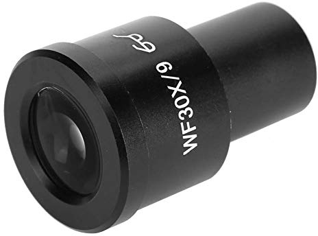 GWF001 WF30X Microscopio Ocular Gran Angular de 9 mm Lente Ocular Interfaz de 23,2 mm Gran Aumento Visualización Clara para microscopios biológicos Lente óptica Negro
