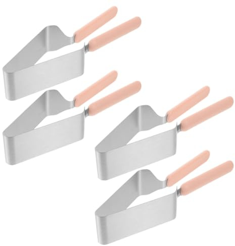 Healeved Taglierina per Dolci in Acciaio Inossidabile 4 Pezzi, Porzionatore per Torte Facile da Usare e Resistente, per Feste e Barbecue