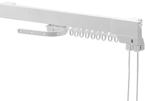 Swish Supreme Corded Aluminium Curtain Track Set, White, 200 Cm