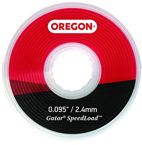 Oregon 24-595-10 Gator SpeedLoad Mähfaden, 2,4 mm, 10er-Pack, LG