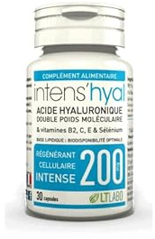 LT Labo Intens'hyal Complement Alimentaire Acide Hyaluronique 30 capsules