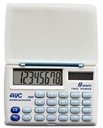 Alevar 3425/BL miniräknare