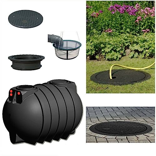 RWT Koops Erdtank Set mit Filter Deckel Schacht Zisterne Regenwassertank 10000 l