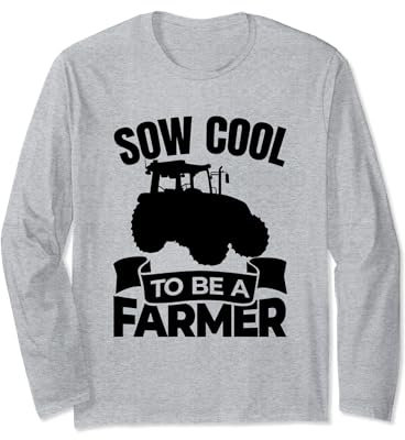 Blague drôle d'agriculteur Sélection des plantes Manche Longue