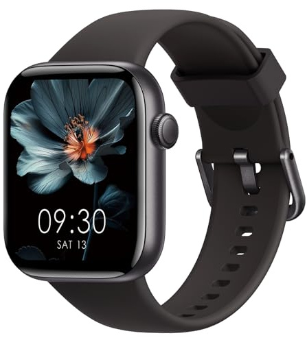 Smartwatch Damen Herren, 1,85 HD Touch Fitnessuhr mit Telefonfunktion, 140+Sportmodi Smart Watch Fitness Tracker mit Pulsmesser Schlafmonitor Schrittzähler, IP68 Wasserdicht Sportuhr für iOS Android