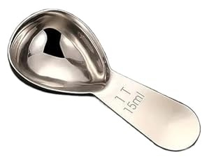 Mesurette à café en acier inoxydable compatible avec les grains de café de 16 ml/30 ml, le thé, le sucre et les accessoires délicats for barista.(15ml)