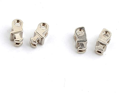 YMDBOZKAL Glasses Hinges 50 Paia di Cerniere Singole a Due Anelli, Parti di Ricambio for Occhiali in Acetato con Montatura in plastica(Model b)