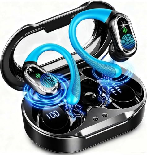 Rolosar Auriculares Bluetooth Inalámbricos 5.4 Deportivos Graves Profundos
