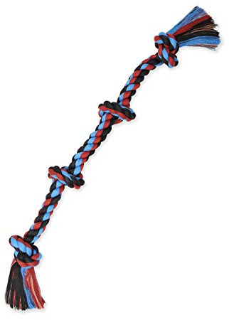 Mammoth Flossy Chews Color Rope Tug – Premium Cotton-Poly Tug Toy for Dogs – Interactive Dog Rope Toy – Tug Dog Chew Toy