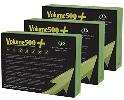 Augmentation du sperme - 3 Volume500: Pilules naturelles pour augmenter la quantité du sperme