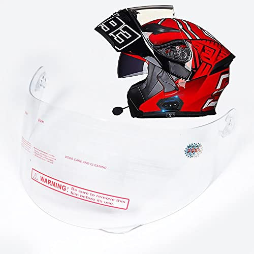 Byroads Helm Ersatzvisier Abnehmbar Motorradhelm Visier Ersatz Winddicht PC Schild Sport Freizeit Im Freien Outdoor Motorrad Fahren Bunt Ersatzvisier