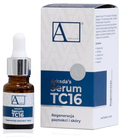 Serum Tc16 Di Arkada Serum Che Ricostruisce La Pelle Problematica E Le Unghie Danneggiate, Trattamento Intenso Al Collagene - 11 Ml