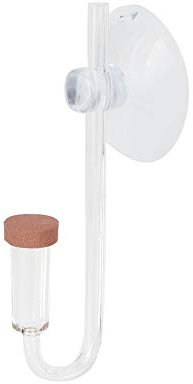 CO2 Diffusor, 2 in 1 Acryl Aquarium Kohlendioxid Zerstäuber Transparent Bubble Counter Blasenzähler Mit U Förmigem Verbindungsrohr Wasserpflanzen Refiner Rückschlagventil Aquarienpflanzen Wasser Gras