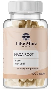 Like Mine Maca Root (100 Capsules) Pure, No Fillers, Single Ingredient