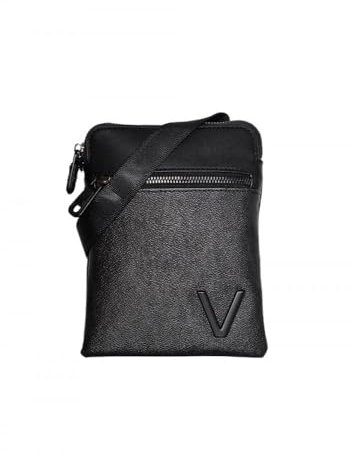 Valentino Herren Bosa Schultertasche, Schwarz/Mehrfarbig