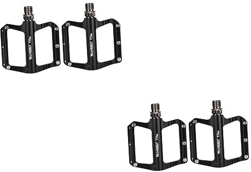 Toddmomy 4 Stück Bling Zubehör Radfahren Flachpedal Fester Gang Fahrradpedalaustausch Zyklus-Clips Fahrradfußstütze Pedale Berg Fahrradzubehör Mountainbike-Pedal Pedelax Einstellen Reiten