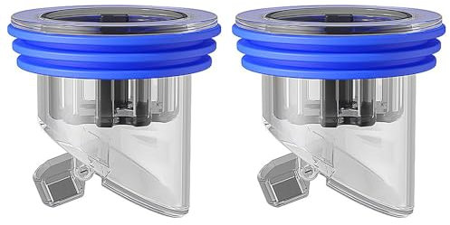 Tiardey - 2 sifones de olores para Ducha, Desodorante para Suelo, para desagües de 32 a 44 mm, para balcón, Cocina, Fregadero y Ducha