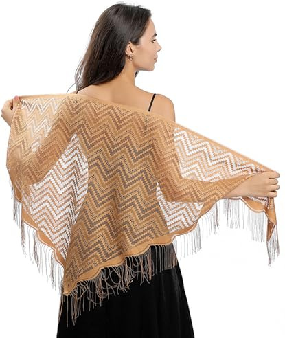 FAIRYGATE Wedding Shawls and Wraps Womens Scarve Lightweight Ladies Triangle Lace Scarf Fashion Needs Long Scarves Shawl Wrap UK Suitable for Skirts and Pants Shawl Shawls for Weddings UC0817