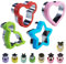 XPEX 12 Pezzi Set Di Formine Per Sandwich In Acciaio Inossidabile Per Bambini,4 Formine Per Pane 8 Pezzi Taglierina Per Frutta e Verdura Taglierina Per Crostate