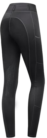 ELT Reitleggings Ella Knie Silikon, schwarz, Gr. 164