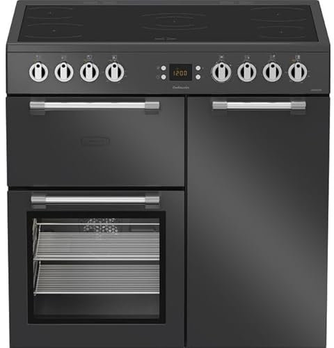 Leisure Cookmaster 90cm Electric Range Cooker with Ceramic hob Hob - Anthracite - A Rated