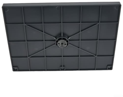 Camera Tripod Stand Tray Platform Holder With 1/4 Inch Screw Adapter Mount For Projector Monitor Sound Card Equipment Black Plastic Mounting Bracket 25x18cm