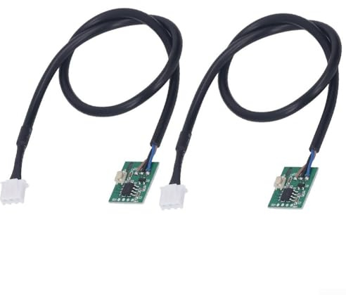 Coppia di sensori di livello senza contatto per rilevazione dell'acqua all'esterno del contenitore, montaggio con adesivi, supporta materiali plastici e vetro fino a 5 mm di spessore