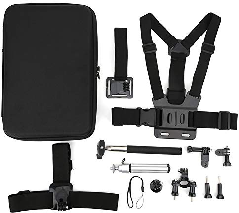 Ensemble d'outils Action C Portable 7 en 1, kit Acrylique pour Sport C, Comprend Un Support de Ceinture pectorale, Un Selfie pour Le Cyclisme, Le Ski, la randonnée,