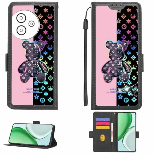 Kinetijy fodral kompatibelt med Cricket Sn333C fodral mobiltelefonfodral [Med 9H hårdhet HD skyddsfolie] [RFID-blockering][brytningseffekt] LPT-JXX
