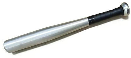 17-Inch Mini Aluminum Baseball Bat - Lightweight One Hand Bat